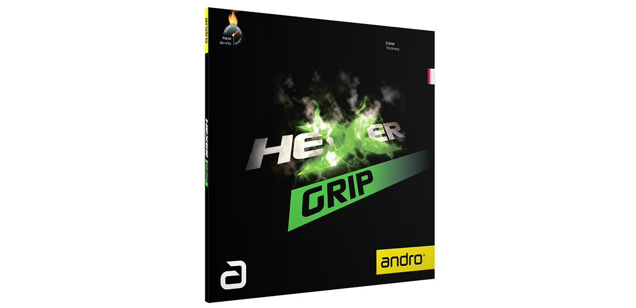 HEXER GRIP ヘキサーグリップ 110021096-GR ヘキサーG 初心者〜中級者 【Andro アンドロ-卓球ラバー】