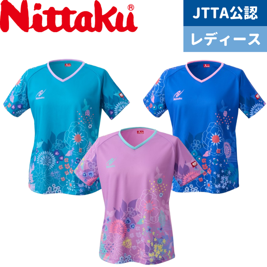 ★期間限定セール開催中★ハナシャツ【Nittaku-卓球ウェア】
