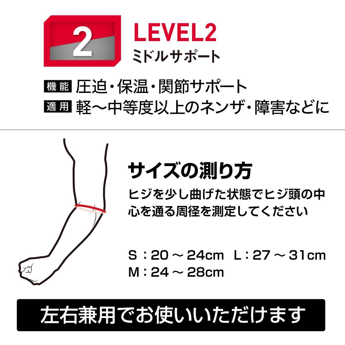 4WAYニット エルボーEP ひじ用 M5130