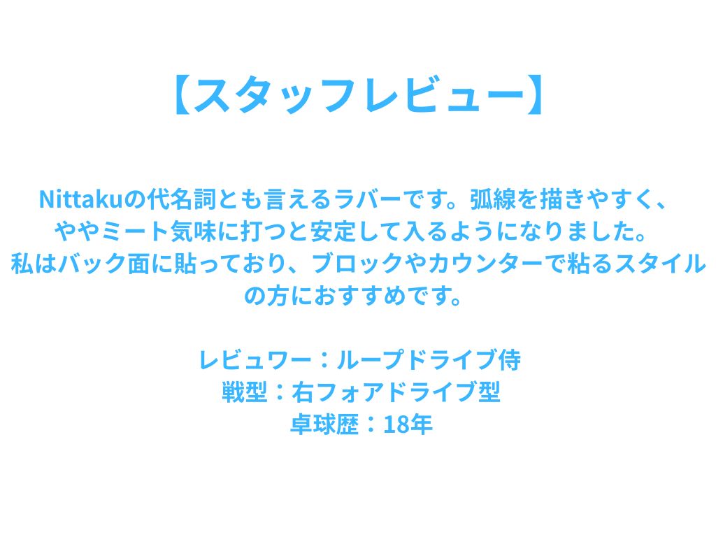 ファスタークG-1 NR8702-20 中級者 【Nittaku-卓球ラバー】