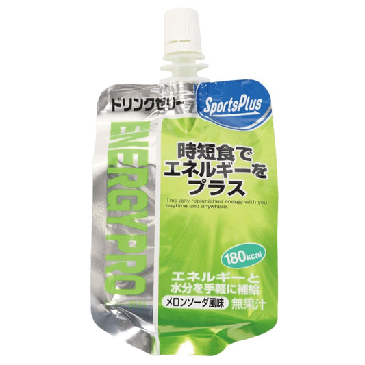 ゼリードリンク エネルギープロ メロンソーダ風味 180g 180kcal ゼリー飲料 エネルギーゼリー