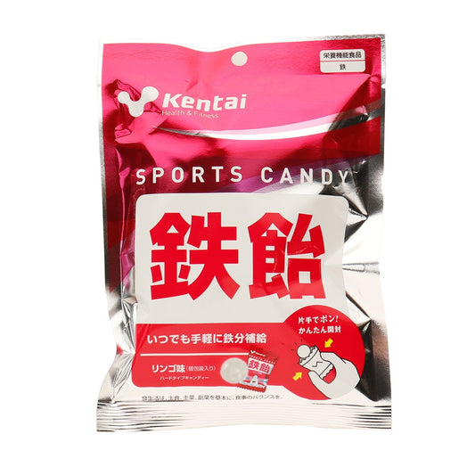スポーツキャンディー 鉄飴 リンゴ味 K8412 72g