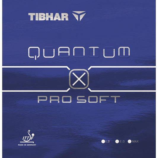 QUANTUM Ｘ PRO SOFT クァンタムXプロソフト【ティバー-卓球ラバー】