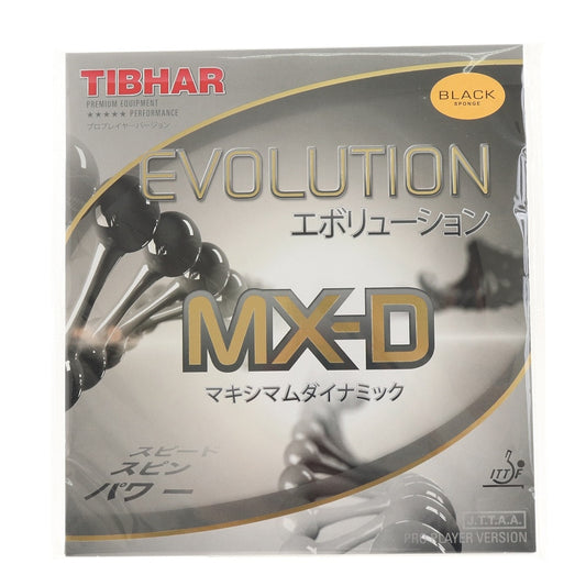 卓球ラバー エボリューション MX-D BT148-BLK【ティバー-卓球ラバー】
