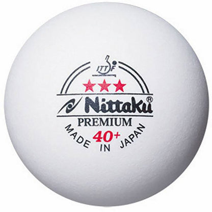 卓球ボール プラ3スター プレミアム 3個入り 40ミリ NB-1300 試合球 公認球