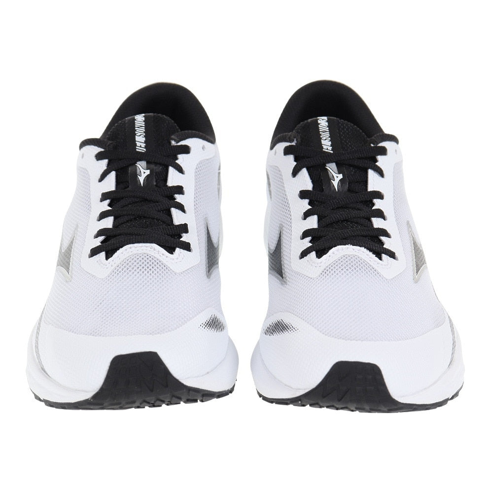 ランニングシューズ デュエルソニック3 ホワイト グレー U1GD233402 スニーカー トレーニング 軽量 クッション 陸上