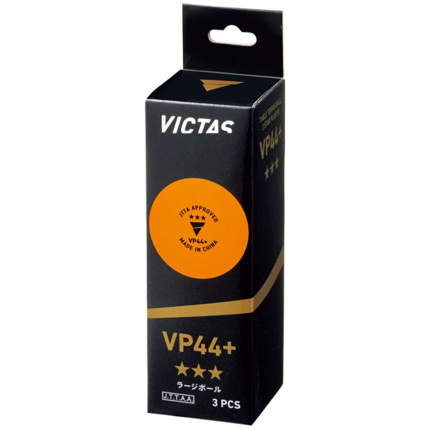 卓球ボール ラージボール VP44+ 3スター 3個入り 121000【VICTAS ヴィクタス-卓球ボール】