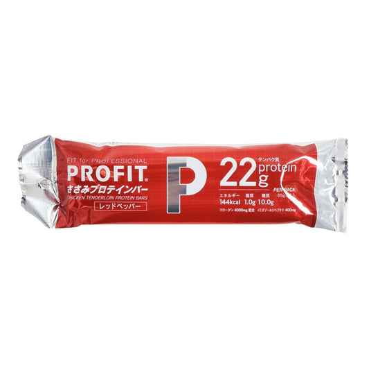 PROFIT ささみプロテインバー レッドペッパー 65g×2本入