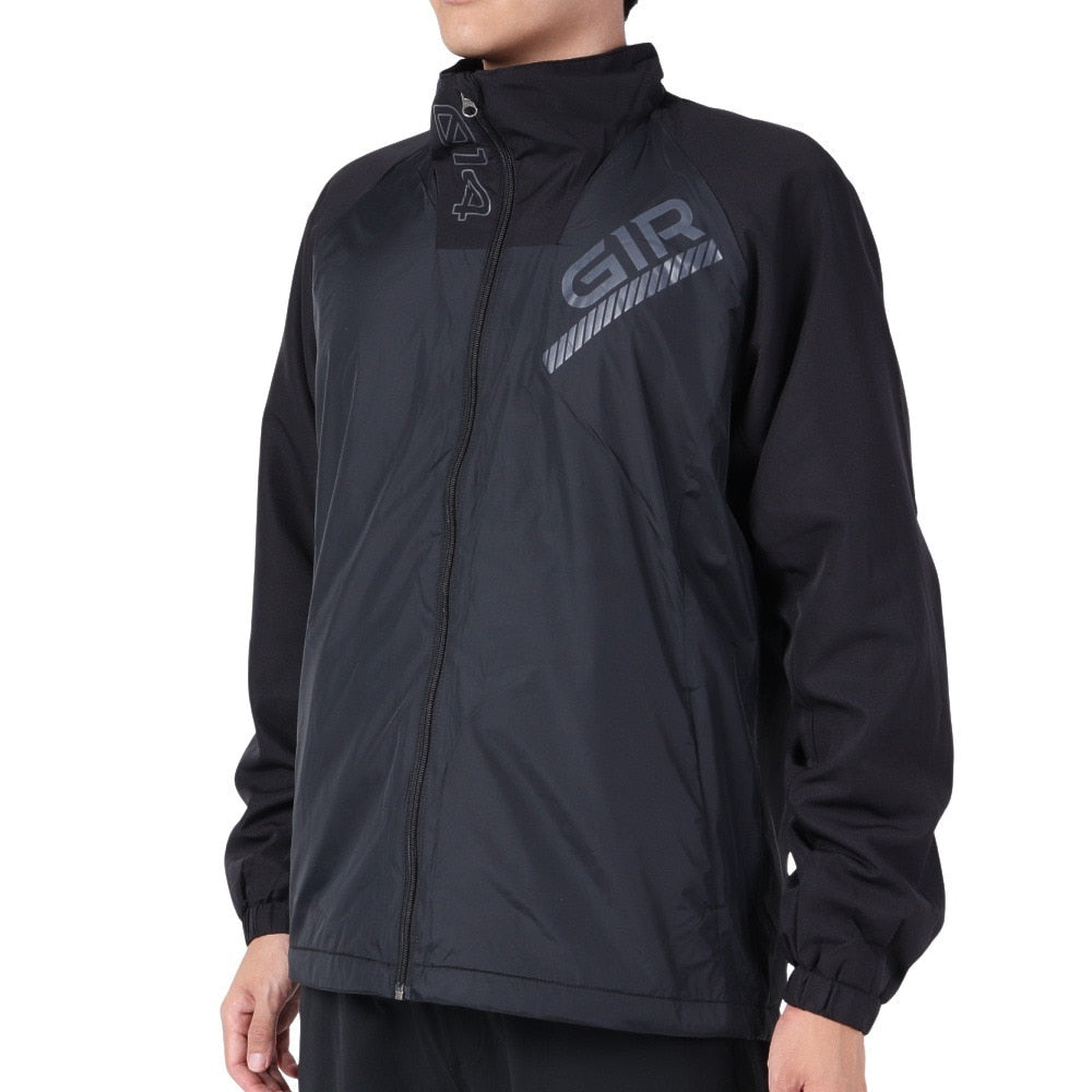 ヒートクロス brushed ウィンドブレーカージャケット WB3F0009-TR854-GRTJ BLK