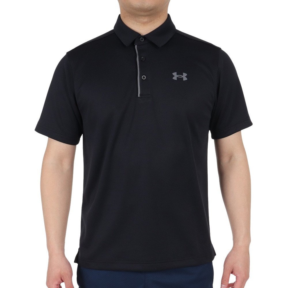 ゴルフウェア ポロシャツ メンズ テックポロシャツ 1290140 BLK/GPH/GPH GO