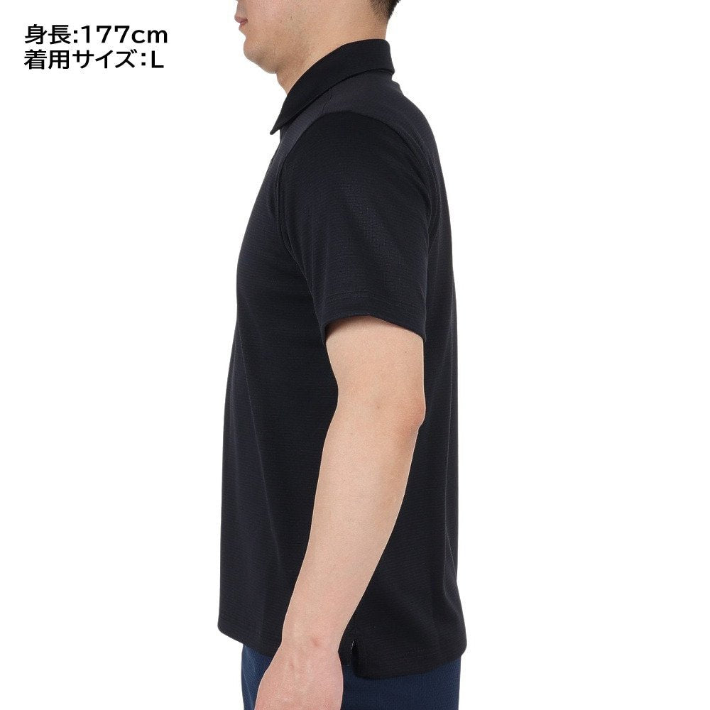 ゴルフウェア ポロシャツ メンズ テックポロシャツ 1290140 BLK/GPH/GPH GO