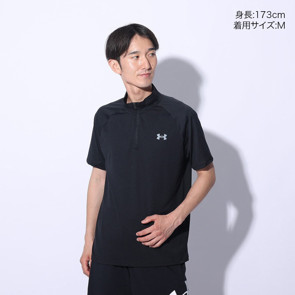 テック ショートスリーブ 1/2ジップTシャツ 1385506 001