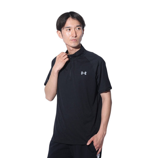 テック ショートスリーブ 1/2ジップTシャツ 1385506 001