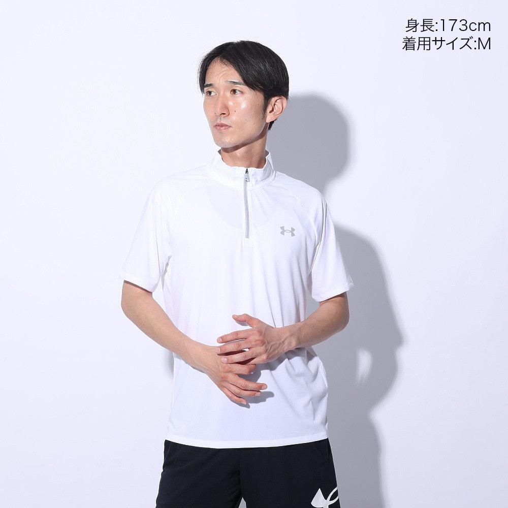 テック ショートスリーブ 1/2ジップTシャツ 1385506 100
