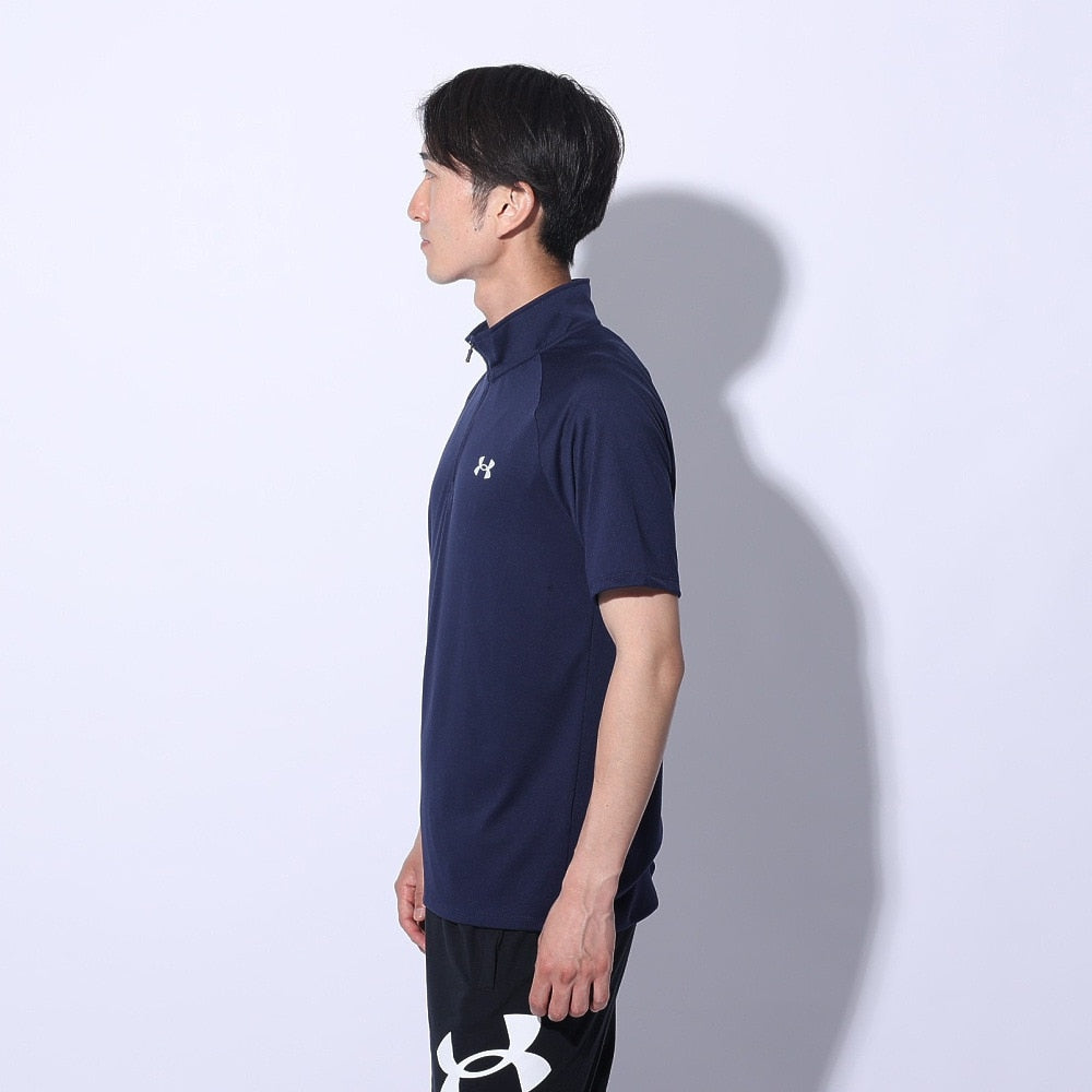 テック ショートスリーブ 1/2ジップTシャツ 1385506 410