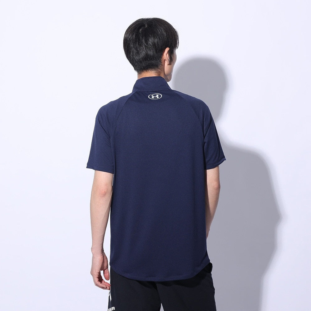 テック ショートスリーブ 1/2ジップTシャツ 1385506 410