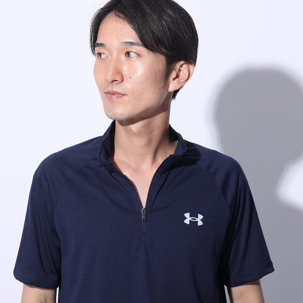 テック ショートスリーブ 1/2ジップTシャツ 1385506 410