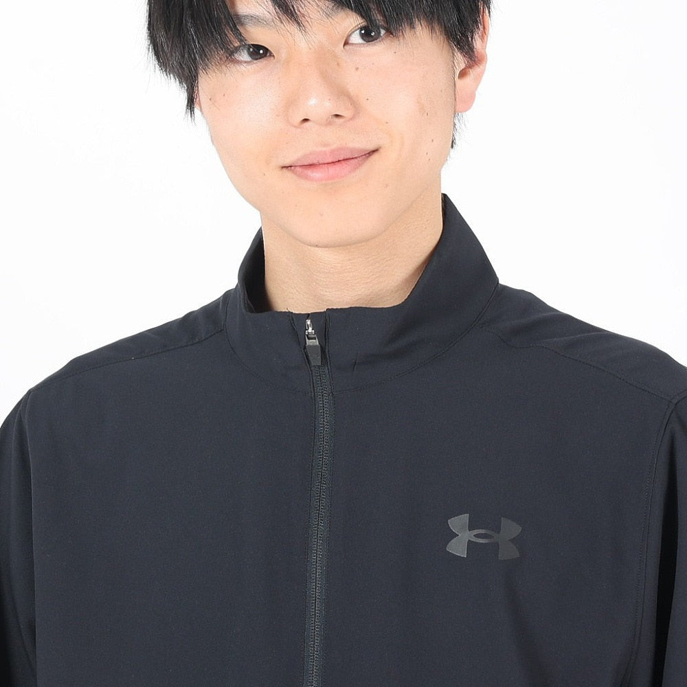 ジャケット ブラック 黒 フレッシュ ウーブン フルジップ ジャケット 1384815 001