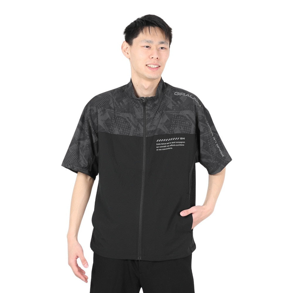 絶耐撥水UV STROSSWU 半袖ジャケット WU4S0004-TR851-GRSD BLK