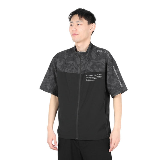 絶耐撥水UV STROSSWU 半袖ジャケット WU4S0004-TR851-GRSD BLK