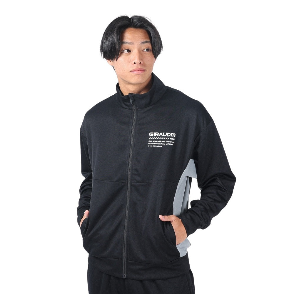DPLIGHT ウォームアップジャケット WU4S0008-TR851-GRSD BLK