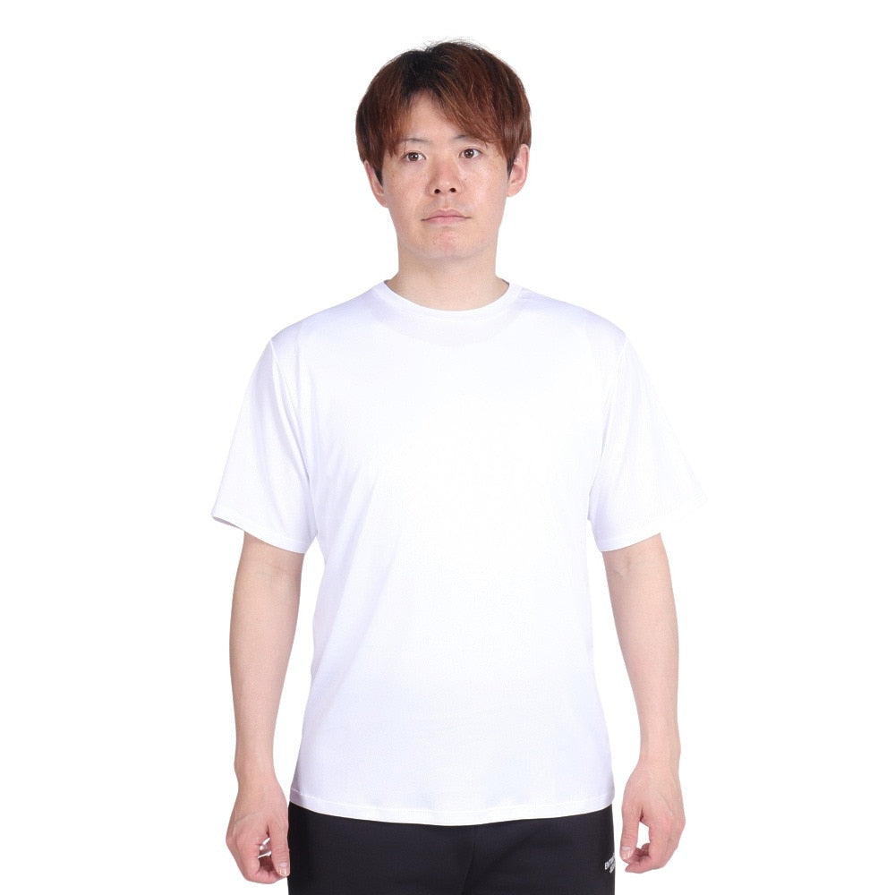 ドライプラス 1point 半袖Tシャツ CT4S0034-TR863-GRES WHT ワンポイント シンプル 白T 白 吸汗速乾 UVカット