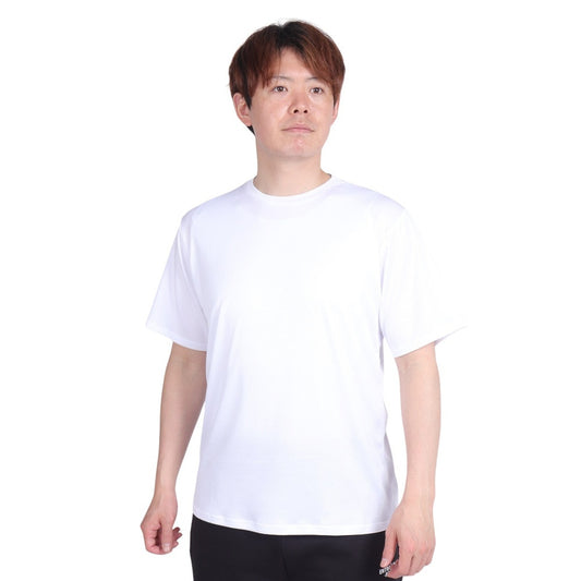 ドライプラス 1point 半袖Tシャツ CT4S0034-TR863-GRES WHT ワンポイント シンプル 白T 白 吸汗速乾 UVカット