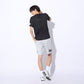 DRY PLUS 半袖モックネックTシャツ 525675 01 BLK