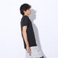 DRY PLUS 半袖モックネックTシャツ 525675 01 BLK