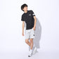 DRY PLUS 半袖モックネックTシャツ 525675 01 BLK