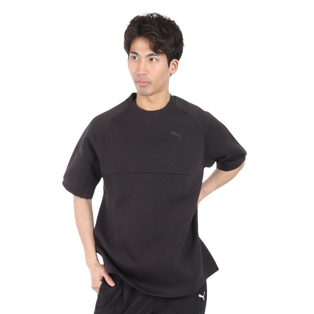 プーマ テック スウェット Tシャツ 半袖 DK 681840 01 BLK