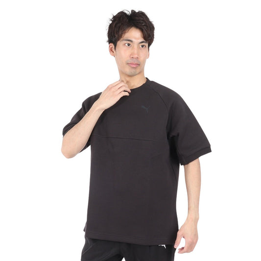 プーマ テック スウェット Tシャツ 半袖 DK 681840 01 BLK