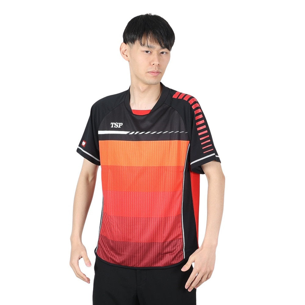 グラデレイヤーシャツ 031423 031423 0020 5点購入で8％OFF!【TSP-卓球ウェア】