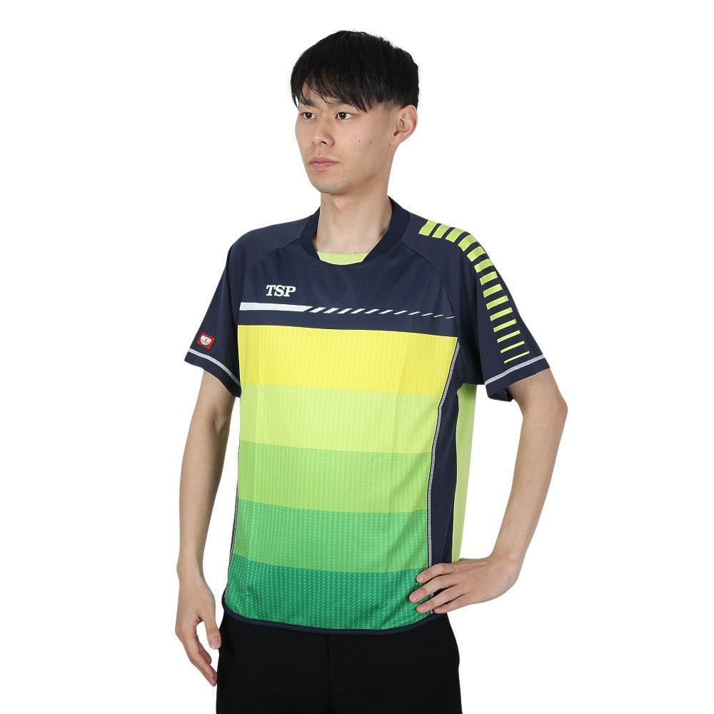 グラデレイヤーシャツ 031423 031423 0020 5点購入で8％OFF!【TSP-卓球ウェア】