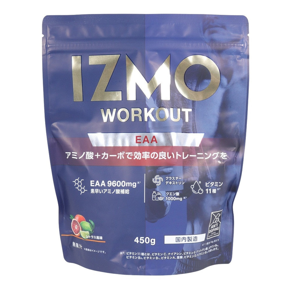 IZMO WORKOUT 450 EAA シトラス風味 450g 約32食入