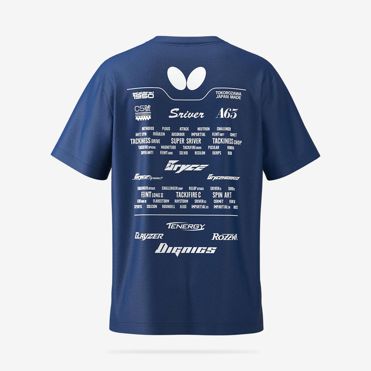 ラバーズ・Ｔシャツ【バタフライ butterfly -卓球ウェア】