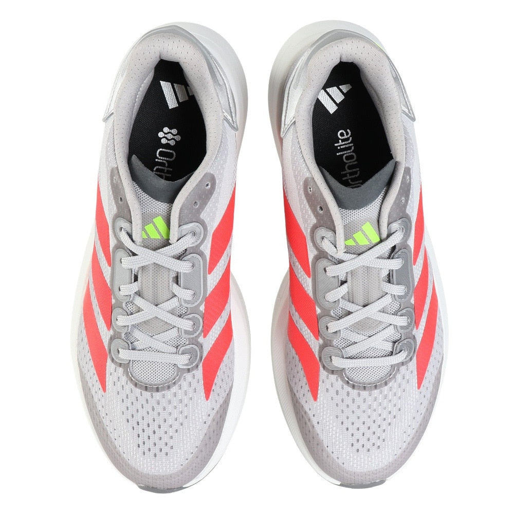 ランニングシューズ アディゼロデュラモスピード2 M グレー JQ2200 スニーカー ジョギング 部活 軽量 通気性