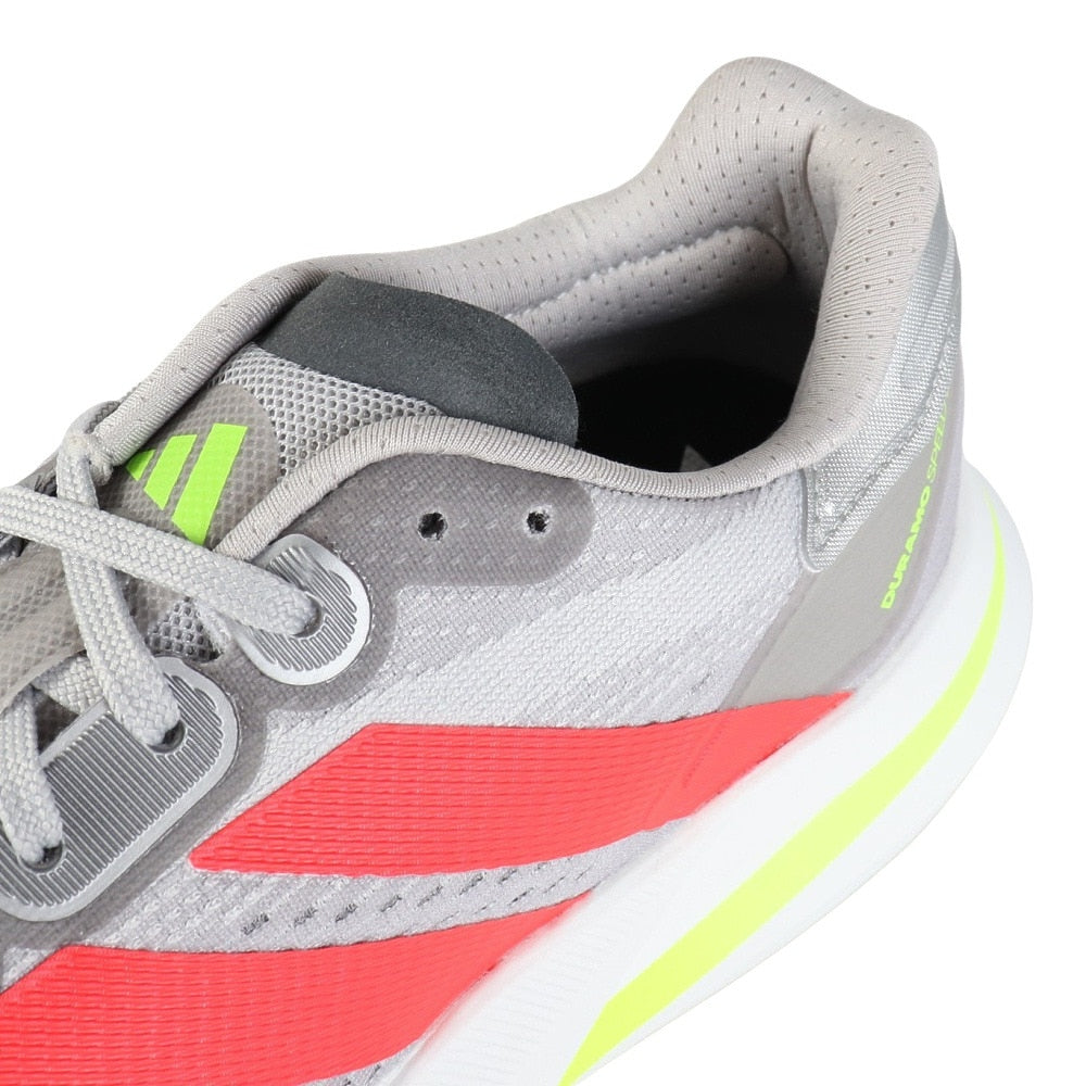 ランニングシューズ アディゼロデュラモスピード2 M グレー JQ2200 スニーカー ジョギング 部活 軽量 通気性