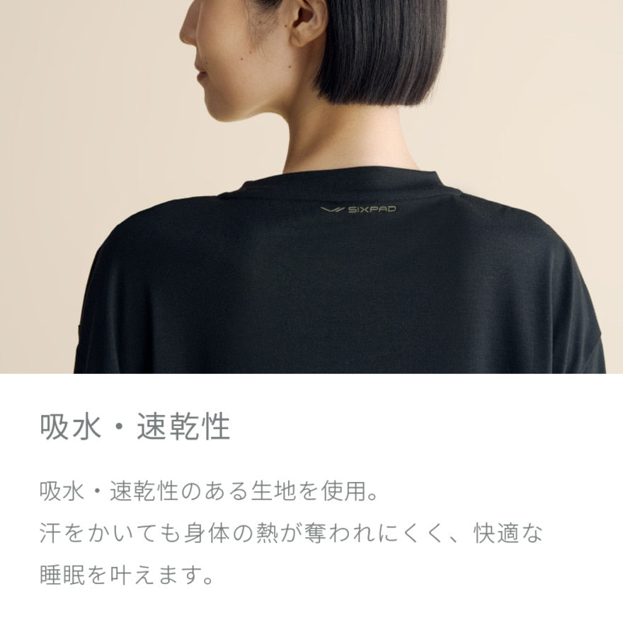 リカバリーウェア スリープパンツ 黒 Lサイズ SO-AG-03C-L 遠赤外線 コンディショニングウェア