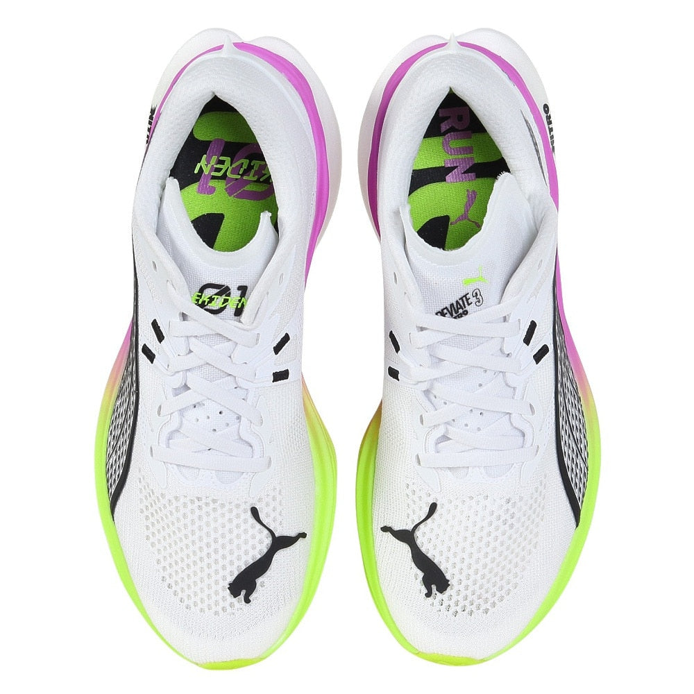 ランニングシューズ ディヴィエイトニトロ3 EG ホワイト 31189401 スニーカートレーニング マラソン ジョギング クッション