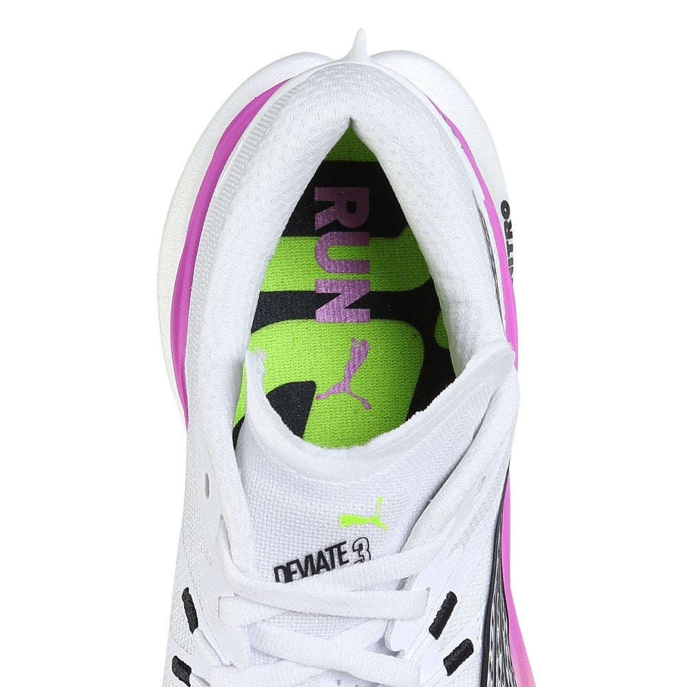 ランニングシューズ ディヴィエイトニトロ3 EG ホワイト 31189401 スニーカートレーニング マラソン ジョギング クッション
