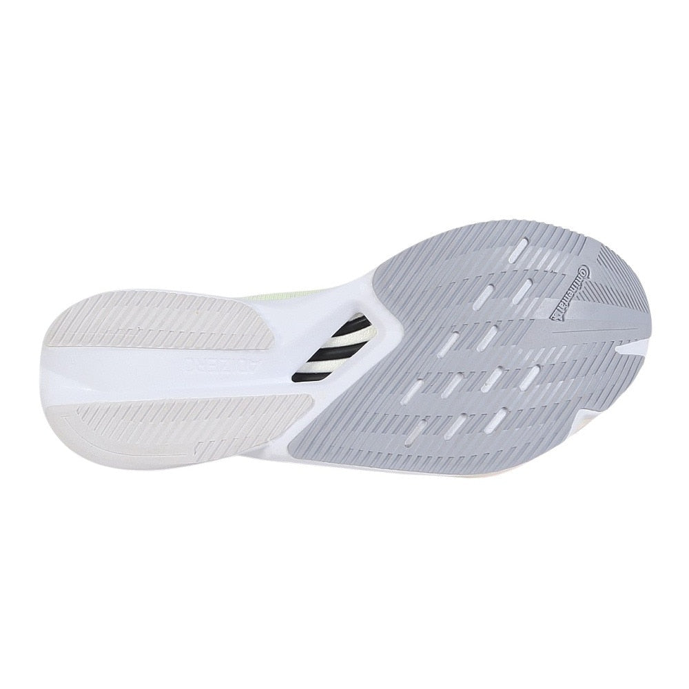 ランニングシューズ アディゼロ ボストン 12 ホワイト JQ2552 スニーカー トレーニングシューズ 部活 クッション 軽量 厚底