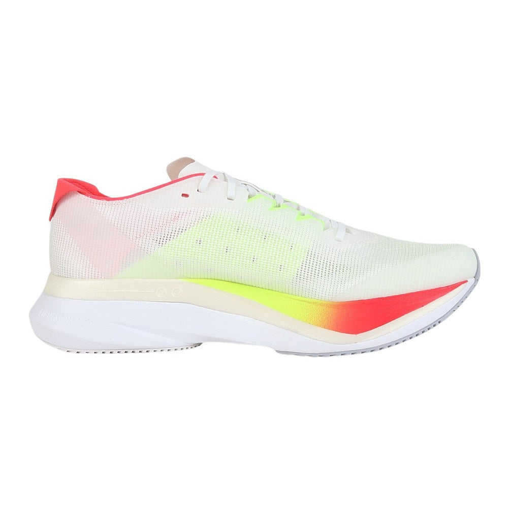 ランニングシューズ アディゼロ ボストン 12 ホワイト JQ2552 スニーカー トレーニングシューズ 部活 クッション 軽量 厚底