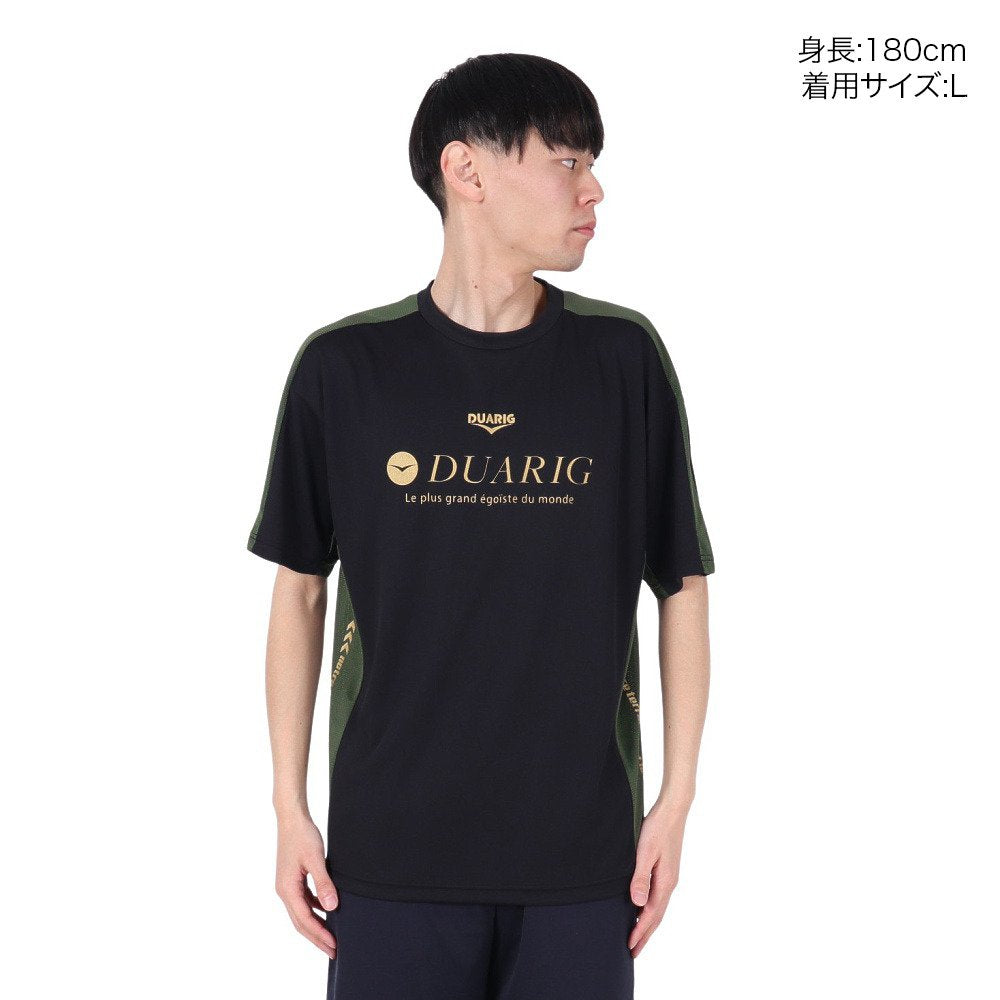 ドライプラスクール シャインブロック UV WAKI 半袖Tシャツ 5S0030-TRCT-863ES BLK
