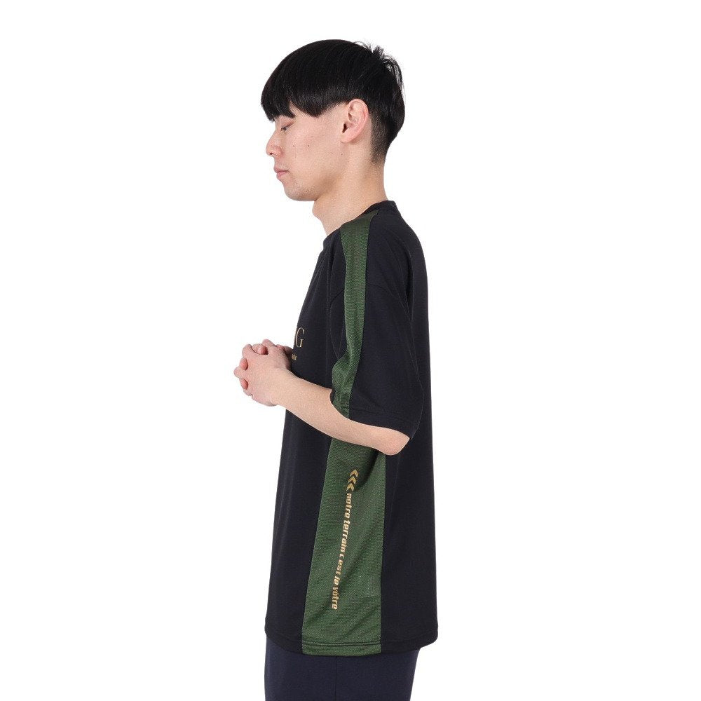 ドライプラスクール シャインブロック UV WAKI 半袖Tシャツ 5S0030-TRCT-863ES BLK