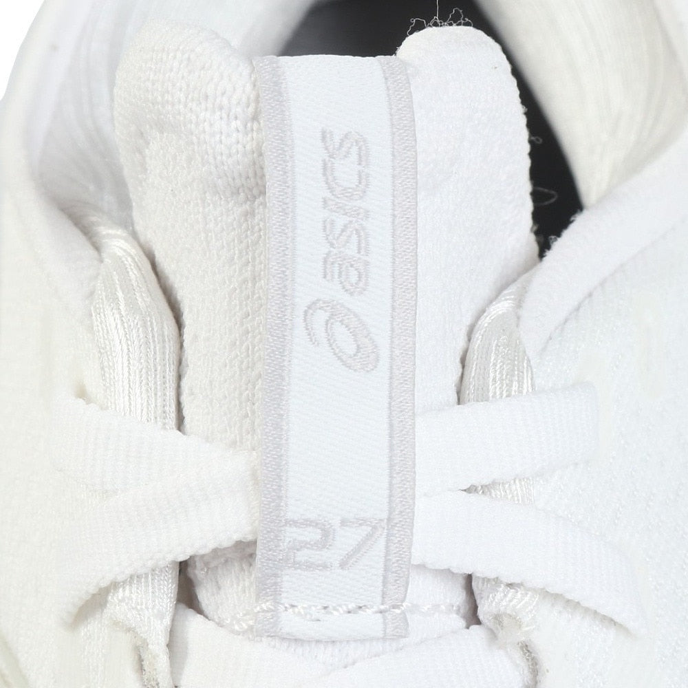 ランニングシューズ ゲルニンバス27 ホワイト グレー 1011B958.100 スニーカー クッション GEL-NIMBUS 27