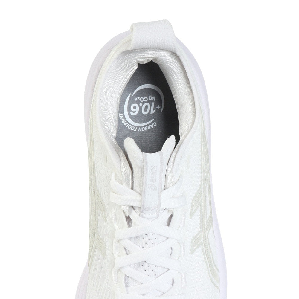 ランニングシューズ ゲルニンバス27 ホワイト グレー 1011B958.100 スニーカー クッション GEL-NIMBUS 27
