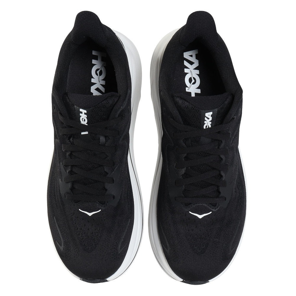 ランニングシューズ ジョギングシューズ クリフトン 10 ブラック ホワイト 1162030-BWHT スニーカー ウォーキング 超軽量 クッション性