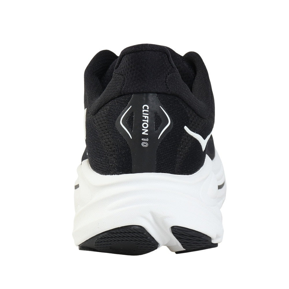 ランニングシューズ ジョギングシューズ クリフトン 10 ブラック ホワイト 1162030-BWHT スニーカー ウォーキング 超軽量 クッション性