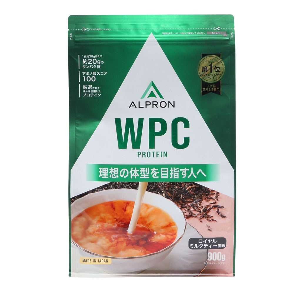 プロテイン WPCプロテイン ロイヤルミルクティー風味 900g ALPRON WPC ホエイプロテイン アミノ酸